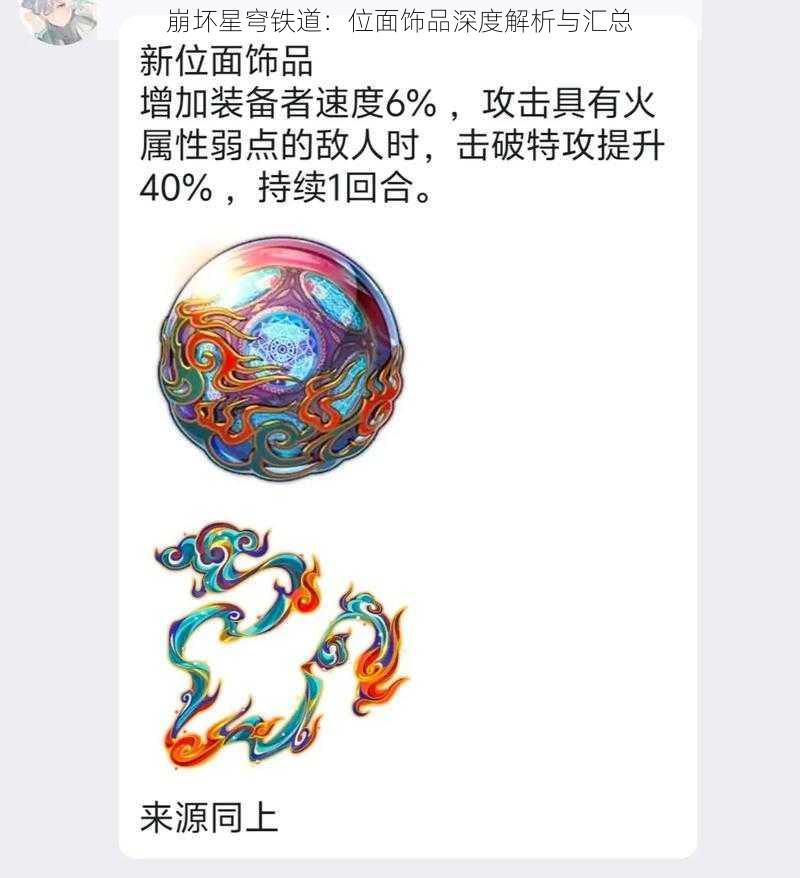 崩坏星穹铁道:位面饰品深度解析与汇总