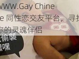 WWW.Gay Chinese 同性恋交友平台,寻找你的灵魂伴侣